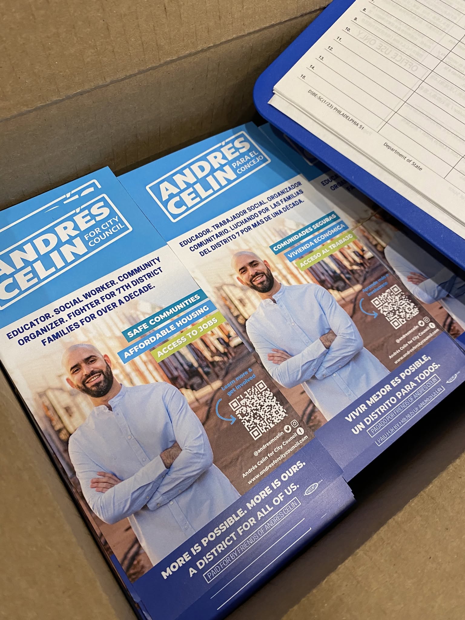 Andrés Celin City Council Campaign Branding