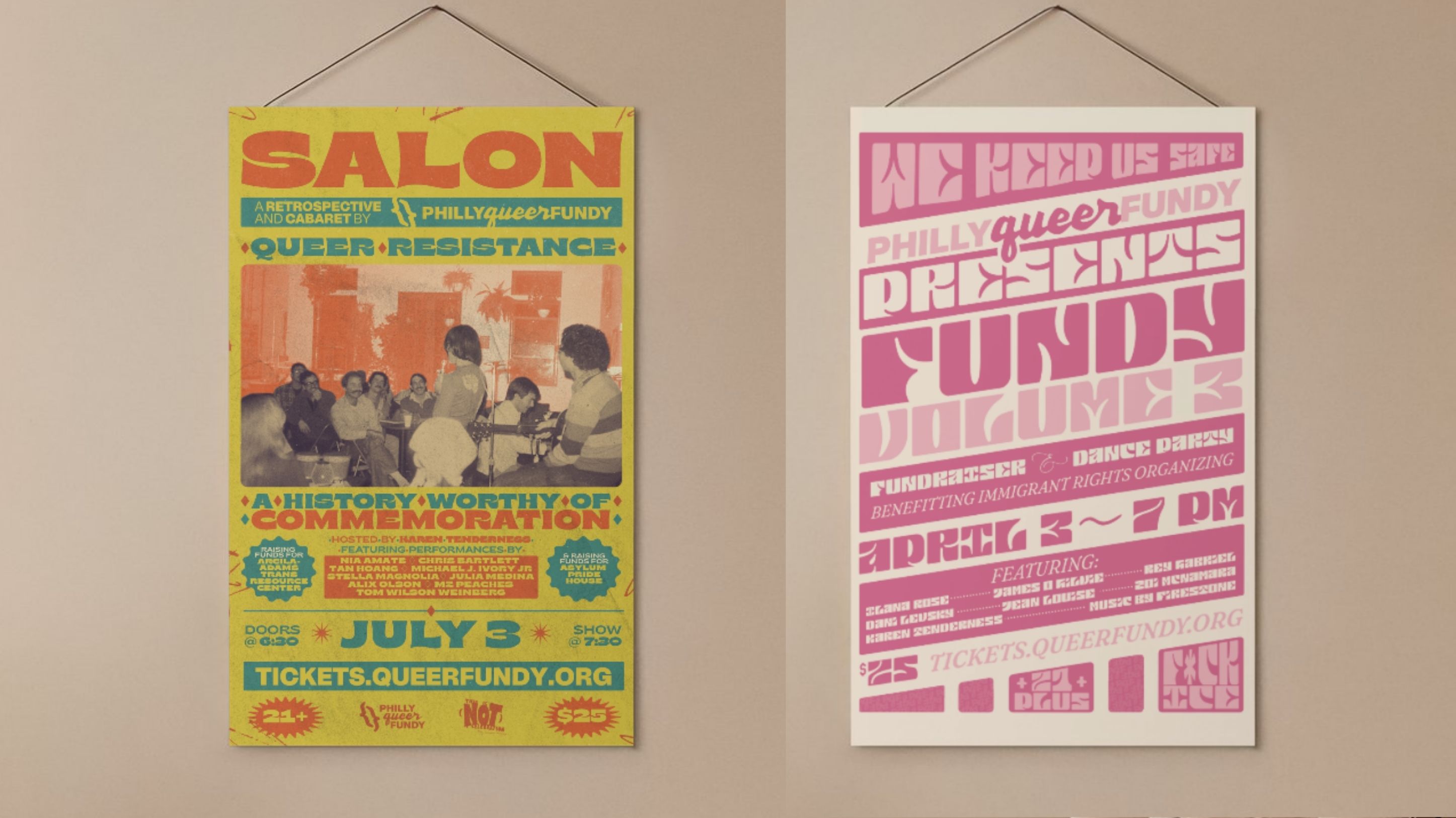 Philly Queer Fundy Graphic Design